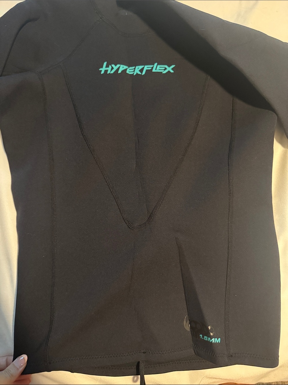 Hyperflex Women’s Black 1.5mm Neoprene Swim Top